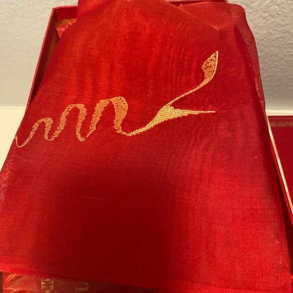 Rene caovilla Cleo sandal in tropical juice satin - Picture 5 of 8